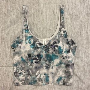 NWOT Blue Watercolor Lululemon Align Tank